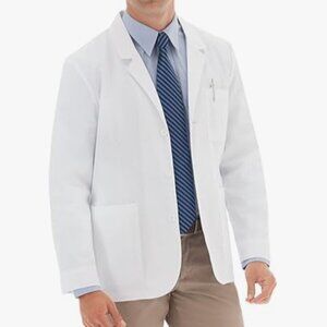 White Swan Meta 739 Men's 30" Lab Coat - White
